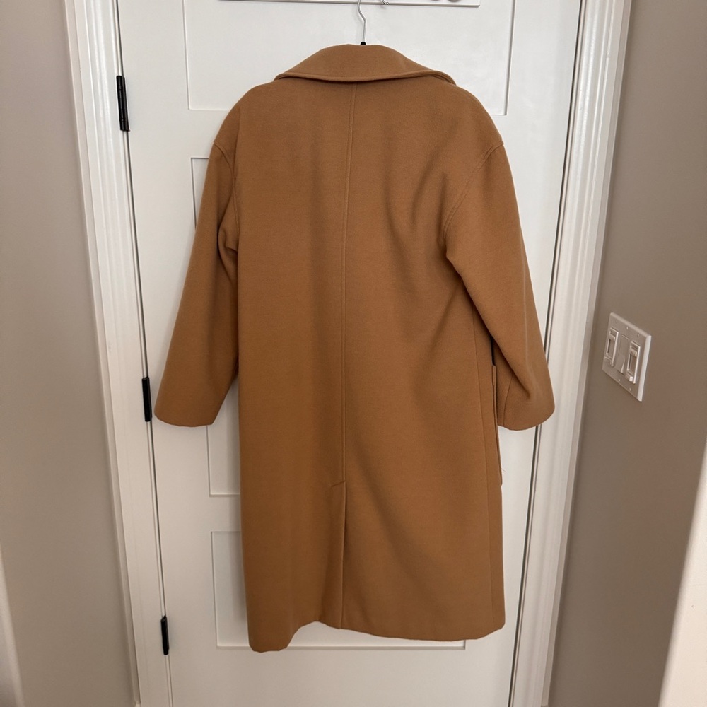 A new day midi length tan camel coat jacket - Picture 2 of 4